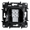 Gniazdo telefoniczne RJ11 czarne Niloe Step 863555