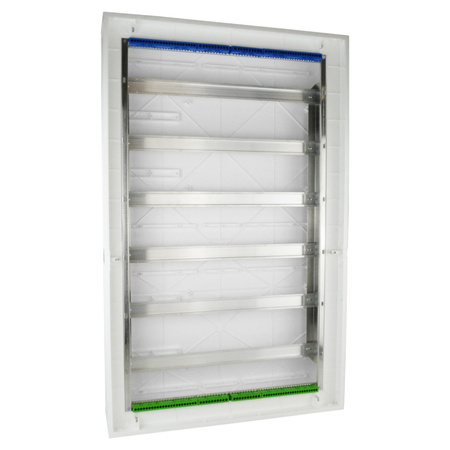 Rozdzielnica podtynkowa DARP-144 144 modułowa 6x24 IP54 z aluminiowymi drzwiami E-P 9.624