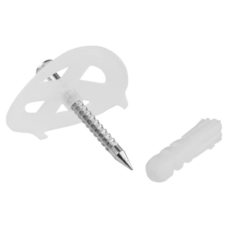 50 szt. Uchwyt płaski do przewodów z kołkiem rozporowym PUzK E-P 27.222