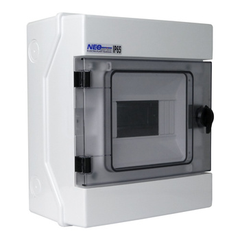 RH-6 Rozdzielnica hermetyczna natynk rozdzielnia 6modułowa IP65 VDE E-P 36.6