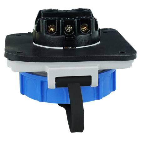 Gniazdo hermetyczne tablicowe TYP F 230V IP68 3101-377-0900