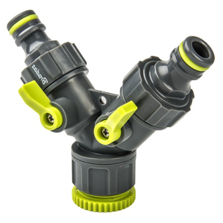 Trójnik 3/4" - 1/2" z 2 zaworami LIME LINE BRADAS LE-02221K
