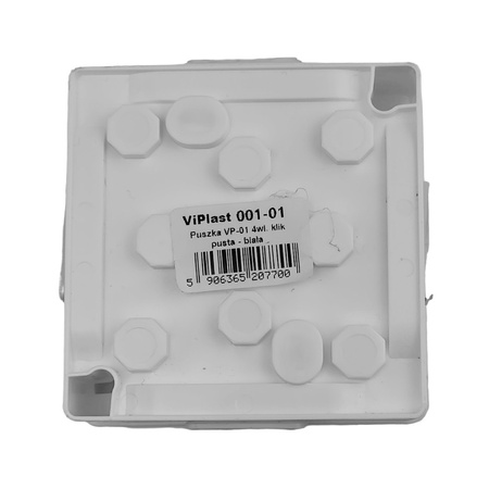 Puszka natynkowa 4-wlotowa VIPLAST IP55 VP-01 001-01