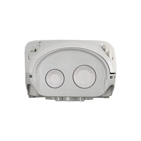 Puszka odgałęźna Hensel 84x84x55mm obudowa elektroinstalacyjna IP66 szara DK 0100 GZ