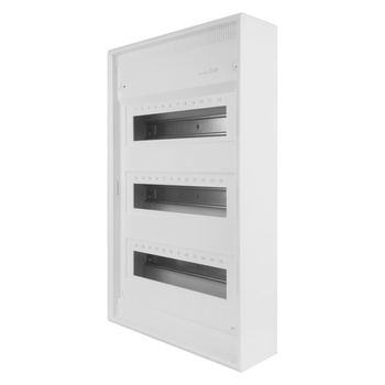 Rozdzielnica natynkowa 3 rzędowa 36 modułowa skrzynka elektryczna biała Hager Volta 3x12 VA36BN