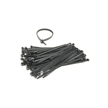Opaska kablowa czarna OZC 3,5/290mm, 100szt. OZC-35-290 E-P 25.123