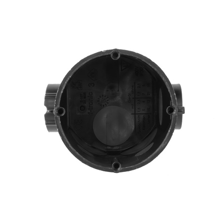 F-tronic Puszka instalacyjna połączeniowa 25 sztuk podtynkowa 2xM20 2xM25 czarna podtynkowa 732 E1072K