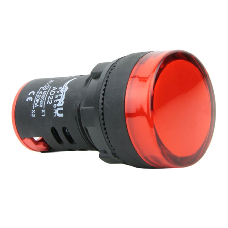 Kontrolka sygnalizacyjna 230VAC Lampka LED czerwona AD22-RED230