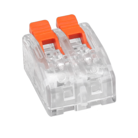 Złączka instalacyjna zaciskowa 2-przewodowa na dowolny przewód 0.2-4mm2 IEC 450V/32A 100 szt. OR-SZ-8005/2/100