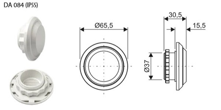 Wkład Element wyrównujący ciśnienie DA 084 1660