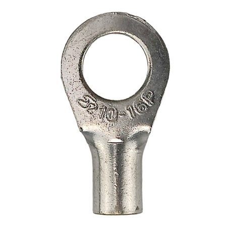 Końcówka oczkowa rurowa 16/M8 miedź cynowana KC16F8