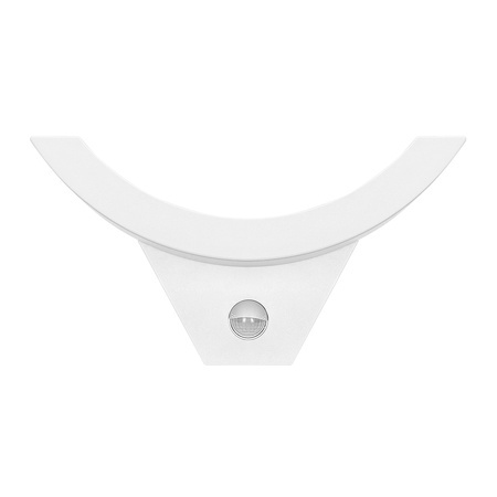 SPINEL LED 10W. oprawa ogrodowa z czujnikiem ruchu 140st. 800lm. IP54. 4000K. IK10. biała OR-OP-6119WLPMR4