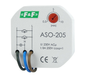 Automat schodowy do puszki p/t Ø60 F&F ASO-205