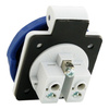 Gniazdo tablicowe 230V 16A IP67 system francuski Doktorvolt VZG 16 DV