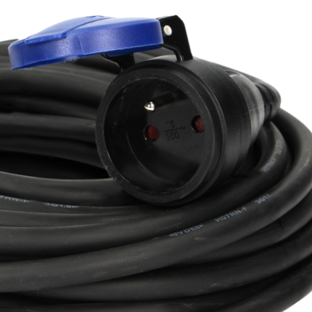 Przedłużacz warsztatowy bryzgoszczelny olejoodporny 230VAC/16A 10 m OR-AE-13169/10m