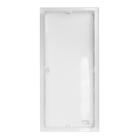 Rozdzielnica modułowa podtynkowa 4x12 zabezpieczona 14xMCB 2xRCCB VDE okablowana skrzynka elektryczna Hager 755,50 x348x98mm zaciski rozgałęźne L1, L2, L3, N, PE Doktorvolt DV-6265-PT