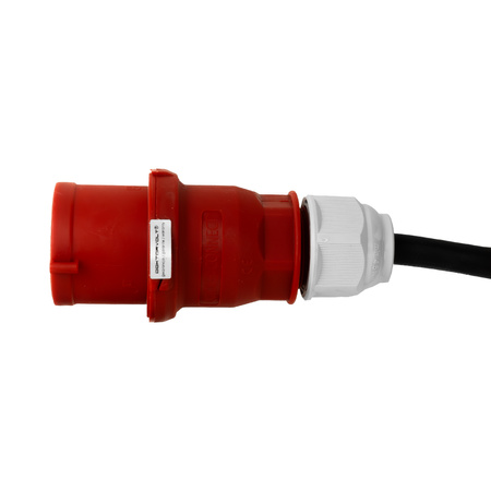 Rozdzielnica budowlana 2x16A 32A CEE 4x230V erbetka z uchwytem i kablem z wtyczka 32A CEE Doktorvolt DV-1437-F