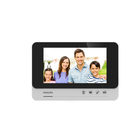 Monitor Philips WelcomeEye AddComfort do rozbudowy zestawów z serii WelcomeEye Comfort. 7" ekran. sterowanie bramą. interkom 531135