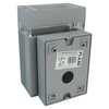 Oprawa elewacyjna GU10 50W IP54 szara kinkiet lampa ścienna NESSA GTV LD-NESSAGU10J-80