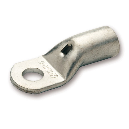 Końcówka oczkowa rurowa 10/M8 miedź cynowana KC10F8