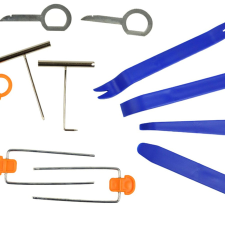 Zestaw ściągaczy do demontażu tapicerki i radia G02703