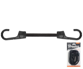 Zestaw 2 x guma elastyczna z metalowym hakiem 0,8x120cm Bradas BCH2-08120BC-B