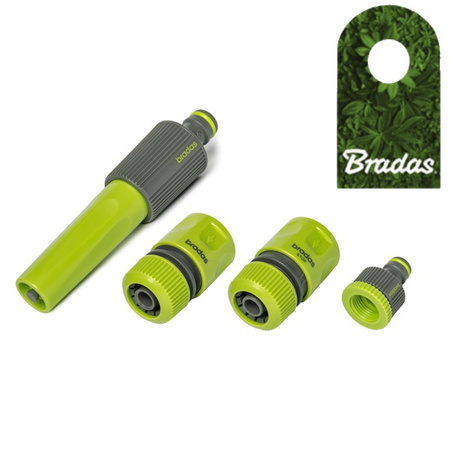 Zestaw 4-elementowy na wąż 3/4" LIME LINE BRADAS LE-5500-34