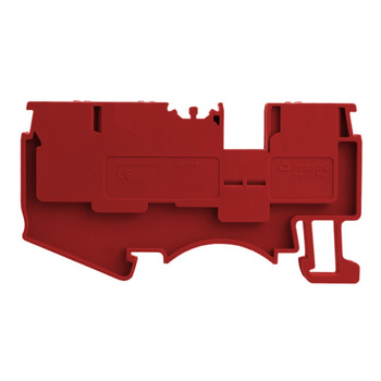 Złączka szynowa 2,5mm2 1P 3-przewodowa zacisk push-in czerwona UL DS2.5-TW-01P-16-00A(