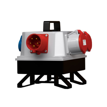 Rozdzielnica budowlana wtyczka odbiornikowa 16A BAU 32A 16A 3x230V Schuko Mennekes Doktorvolt® DV-6176-D