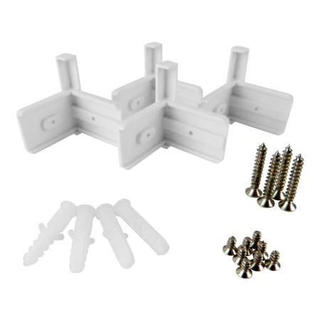 Uniwersalna rama do montażu natynkowego paneli LED King 60x60cm typu SLIM biała adapter GTV RM-KNG60X60-00