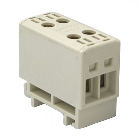 Złączka szynowa uniwersalna ETB 16/1x2 Al/Cu elektryczna śrubowa 4 otwory do kabli Elektro Becov UK2016.21