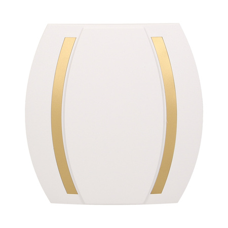 Dzwonek Kameleon Gong 8V. biało-złoty 033/8V/BI-ZŁ