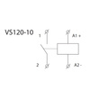 Stycznik modułowy 230V Ith 20A 1NO 24V ELKO VS120-10 24V AC/DC