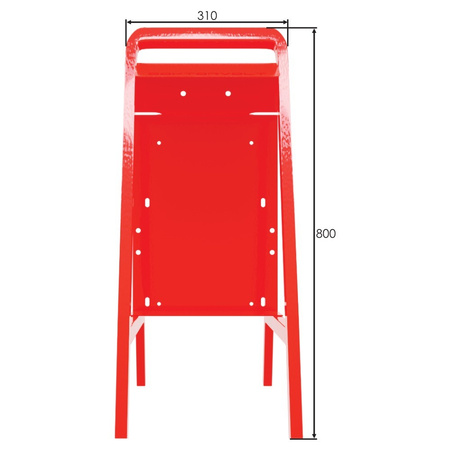 Rozdzielnica budowlana na stojaku z kablem TD-S/FI 32A 16A 4x230V SET Doktorvolt DV-6238-F