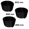 Rura karbowana z pilotem peszel 50 mm czarna 750N 25 m FEPCT50