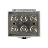 Złączka szynowa 25-150mm2 nieb. 6otwor AL/CU 1000V TH35 1P Morek MAA3150B10