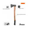 Siekiera uniwersalna WOOD 1250g Bradas KT-SW1125
