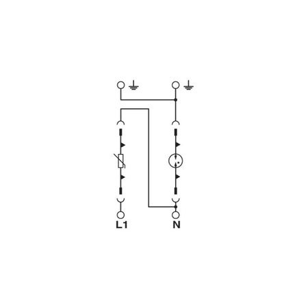 Ogranicznik przepięć Odgromnik Typ T1+T2 12,5kA 1,2kV 240V VAL-MS-T1/T2 335/12.5 ST Phoenix Contact 8581