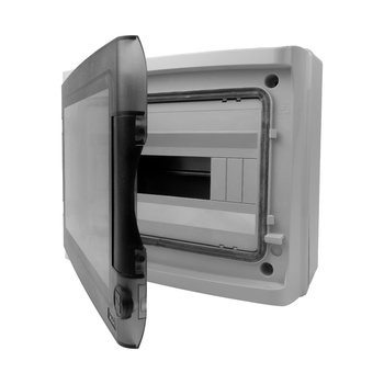 Rozdzielnica natynkowa hermetyczna HIGHT IP65 12 modułowa transparentne drzwi M-L 1x12 940.12