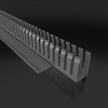 Korytko grzebieniowe 40x100 Kanał kablowy z pokrywą 1m 8/12 E354