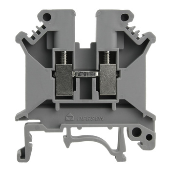 Złączka szynowa przelotowa szara śrubowa 6mm2 1P VDE UL PC6-01P-11-00A(H)