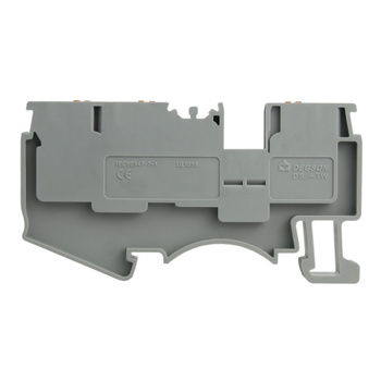 Złączka szynowa 2,5mm2 1P 3-przewodowa zacisk push-in szara UL DS2.5-TW-01P-11-00AH