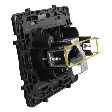 Gniazdo komputerowe pojedyncze RJ45 kat.6 UTP czarne Niloe Step 863563