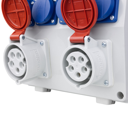 Rozdzielnica budowlana z kablem TD-S/FI SKH 32A 16A 4x230V Schuko Doktorvolt DV-6794-D