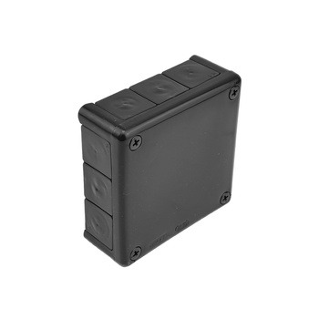 Puszka Natynkowa pusta 6 wlotów/12 wlotów VIPLAST CZARNA IP55 05 051-05
