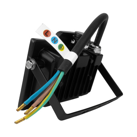 Naświetlacz LED 20W z czujnikiem ruchu czarny IP65 oświetlenie zewnętrzne 2000lm GT-GCR20W-64