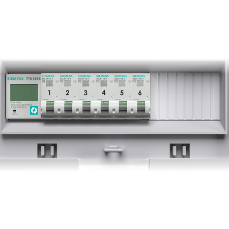 Rozdzielnica budowlana z licznikiem 1F Siemens pTD-S 6x230V gniazda Menneks Schuko Doktorvolt DV-4814-D