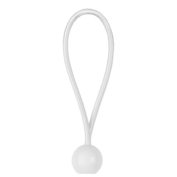 Guma elastyczna z kulką 0,5mmx20cm biała Bradas BCB-0520WH-L