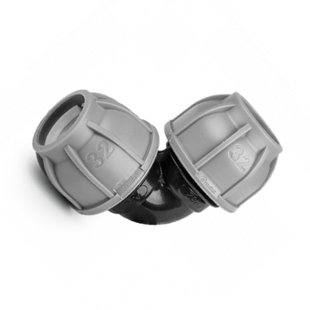 Kolanko do rur PE 32mm 90° PN10 Bradas DSRA10K3232