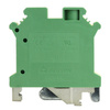 Złączka szynowa przelotowa żółto-zielona PE śrubowa 6mm2 1P VDE UL PC6-PE-01P-1Y-00A(H)